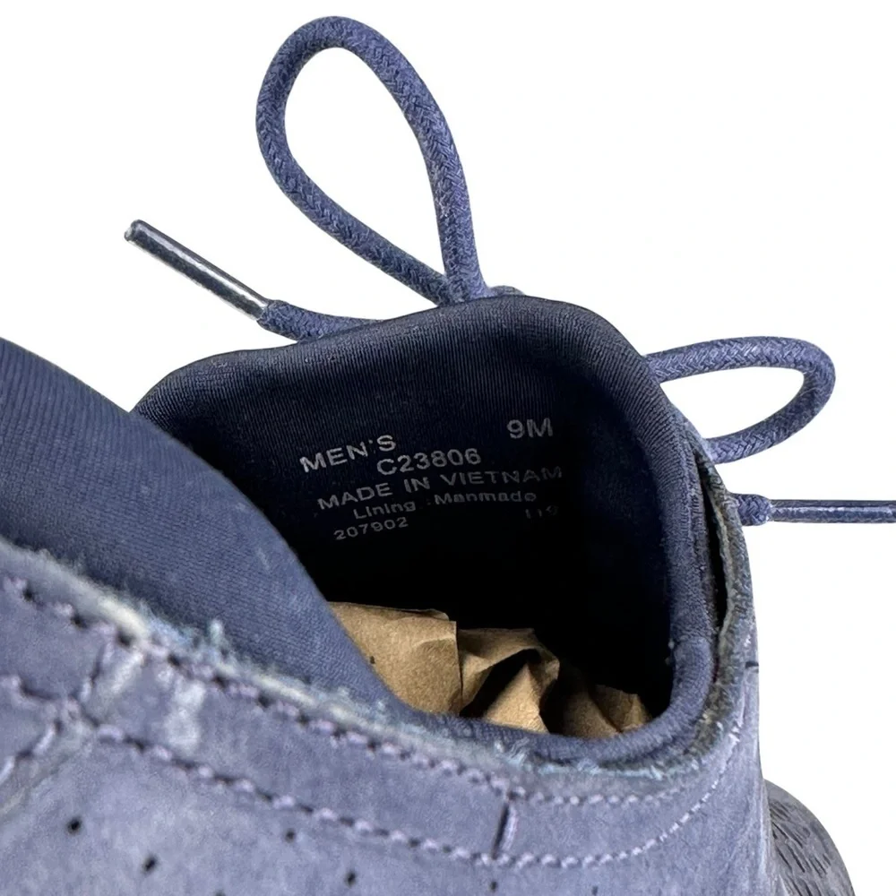 Cole Haan Men's ZeroGrand 2.0 Lined Laser Wingtip Oxford Blue C23806 Size 9 M